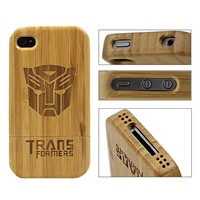 Laser Engraving Bamboo Case for iPhone 4/4S