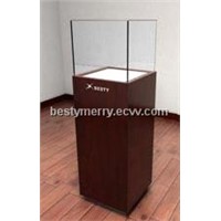 MDF glass customized jewellery display showcase and shop counter design and tower display