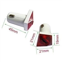Mini USB Car Charger for MP3 Player, with Excellent Performance and Attractive Appearance