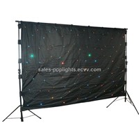 Mix-color LED star cloth curtain