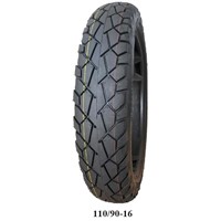 Motorcycle tubeless tyre 110/90-16