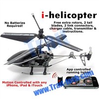 NEW 3CH Gyro Metal RC i-Helicopter Motion Controlled by iPhone/iPad/iTouch(777-170)