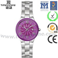New arrival ! fashion lover watch set aluminum watch for couple hot sales in watch display