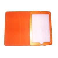 New iPad 3 Leather Case Orange