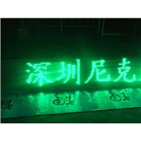 Outdoor LED Display Strip Sign Green Color (NK-LBS-IG)