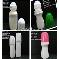 Plastic Roll on Bottle with hollow ball