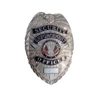 Police Badge, Made of Zinc Alloy, Custom Design Welcomed,Provide Free Drawing