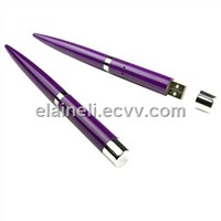 Purple Metal Pen-shaped USB Flash Drive(TY4014)