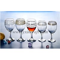 Red wine glass with good quality