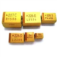 SMD Tantalum Capacitors with Low ESR-type and RoHS Certified, 220uF Capacitance and 10V Voltage