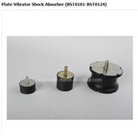 Shock absorber-buffer rubber for vibrator