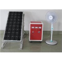 Solar Power System with Controller and Inverter