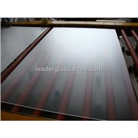 Solar glass, low-iron patterned glass