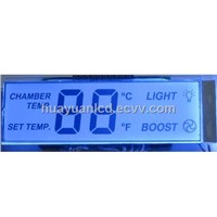 TN Segment LCD Panel with Blue LED Backlight 1