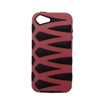 TPU + PC Case for iPhone, Fish Bone Pattern, Anti-dust and Durable, Available in 8 Colors