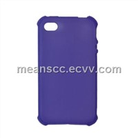 TPU Purple Case for iPhone, Transparent Jelly Color and Corner Defender