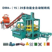 The after-sales of DM4-(15) 20 hydraulic cement baking-free brick machine