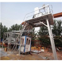 The mobile concrete batching plant YHZS50