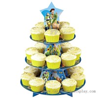 The toy story theme cardboard cupcake stand