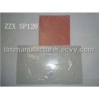 Thermally conductive silicone coated fiberglass