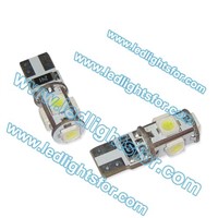 Top quality and hot selling car led light T10 194 W5W 5 LED SMD5050