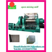 Two roll rubber open mixing mill