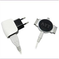 USB Adapter for iPhone, with 100 to 240V AC/50 to 60Hz Input Voltages and 5V/1A Output