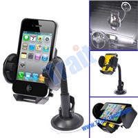 Universal Mobile Phone iPhone4/S WindShield Mount Car Holder with Suction Cup
