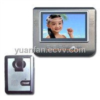 Villa Video Intercom System with 2-wire Connected and Transmit for Video/Voice/Data