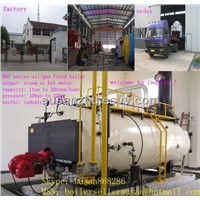 WNS  oil/gas fired horizontal steam boiler