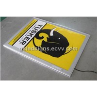Wall Mounted LED Indoor Sign Board(ultra thin aluminium frame)