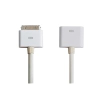 White Dock Extension Charge & Data Cable For Apple For iPad
