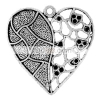 Zinc Alloy, Flat Heart