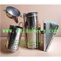 beekeeping equipment,beekeeping tool,big smoker guarder with shining cover and inner tank