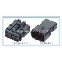 black male and female connectors with 8 way