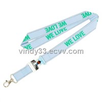 color heat transfer lanyard strap