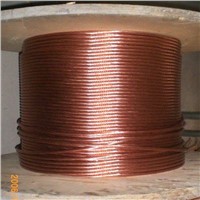 copper/brass clad/coated steel wire strand