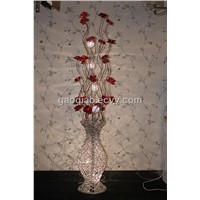 decorative aluminum floor lamp