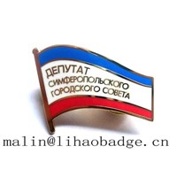 flag pin tin badge pin badge hard rock pin
