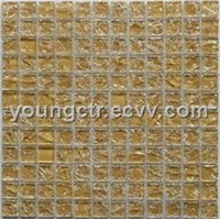 ice crackle glass mosaic tlie