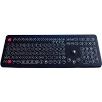 industrial membrane keyboard with full keyboard functionalities