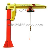 industrial single girder electric hoist jib cranes