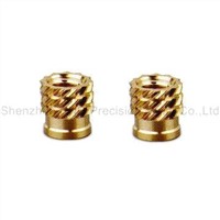 Knurling nuts with polished and plating