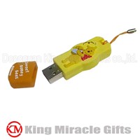 Lovely Pooh Bear USB Flash Driver for Promotion