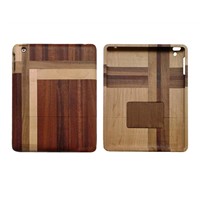 mixed wood case for ipad2 / new ipad
