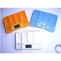one day pill box, daily pill box, 4 compartments pill box