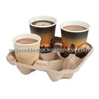 paper pulp coffee tray