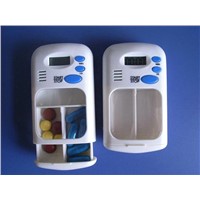 pill dispenser box, pill organizer box, pills reminder box
