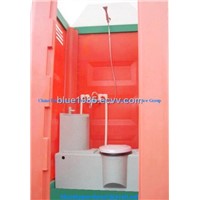 plastic portable toilet and shower room