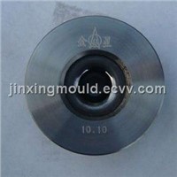 polycrystalline shaped wire drawing die